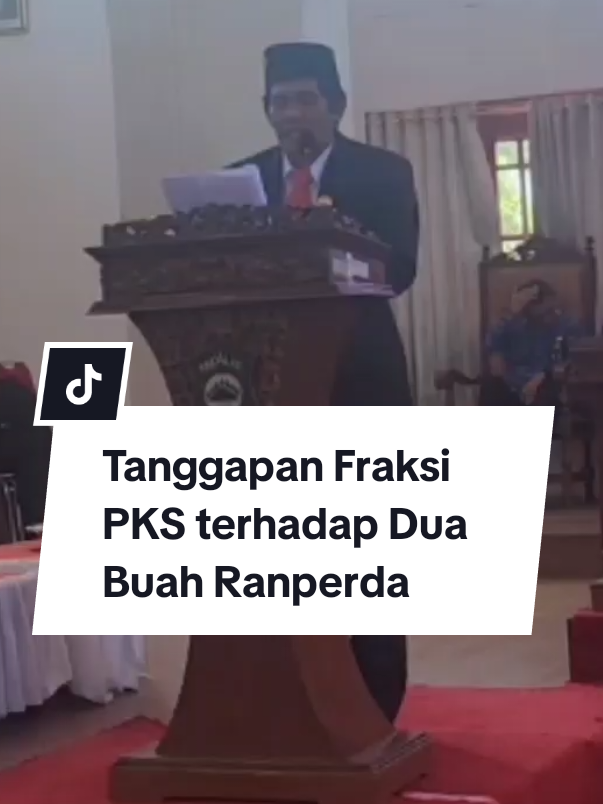 Pemandangan Umum Fraksi PKS terhadap Dua Buah Ranperda : ➡️ Ranperda Tentang Perubahan Atas Perda Nomor 1 Tahun 2024 tentang Pajak Daerah dan Retribusi Daerah ➡️ Ranperda tentang Perubahan APBD Tahun Anggaran 2025. #PKSTakalar #RakyatSenang #PKSMenang #swardi 