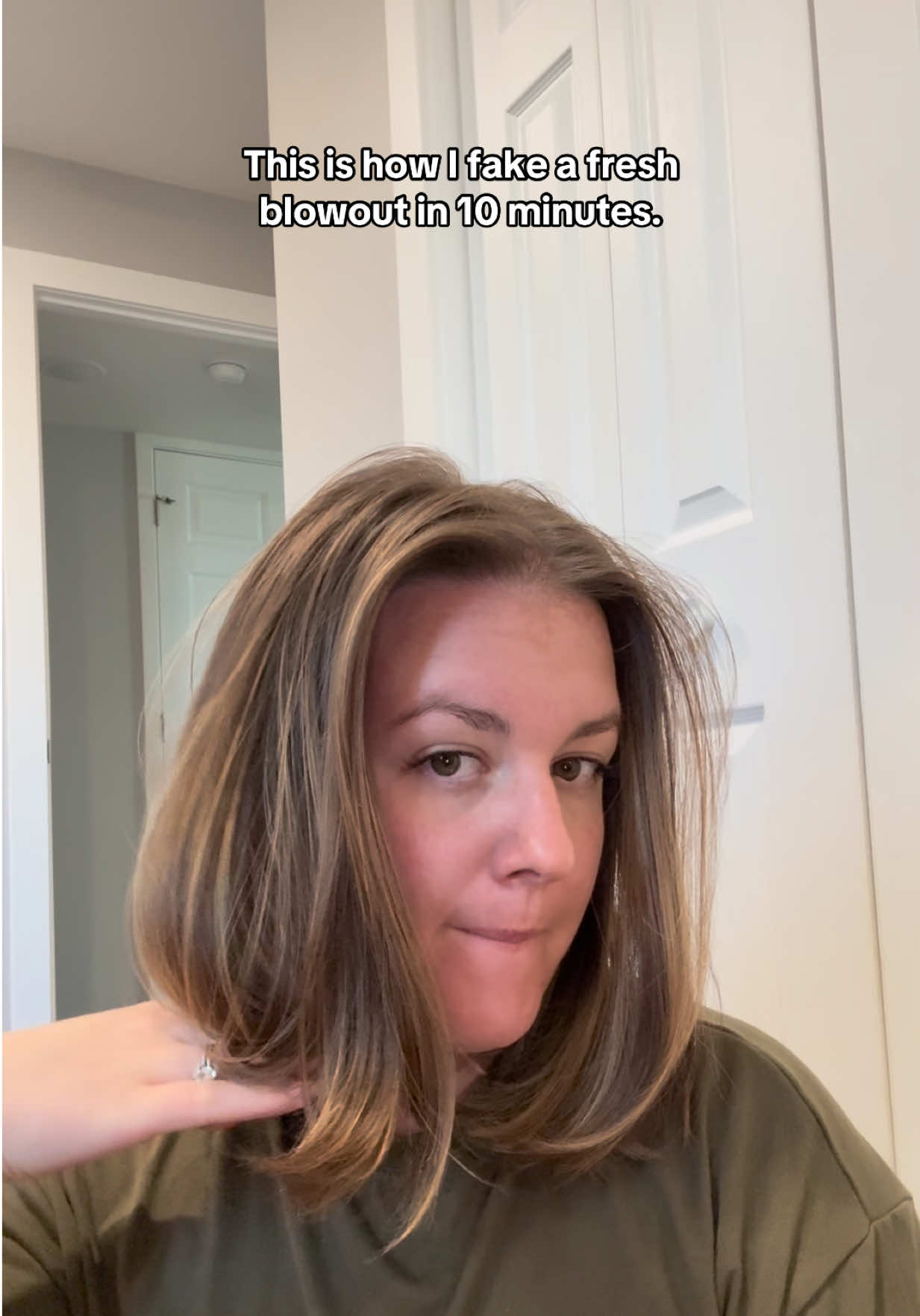 I prefer to work smarter not harder… bless this L’ange blow dryer brush.  #blowoututorial #hairqueen #mombeautytips 