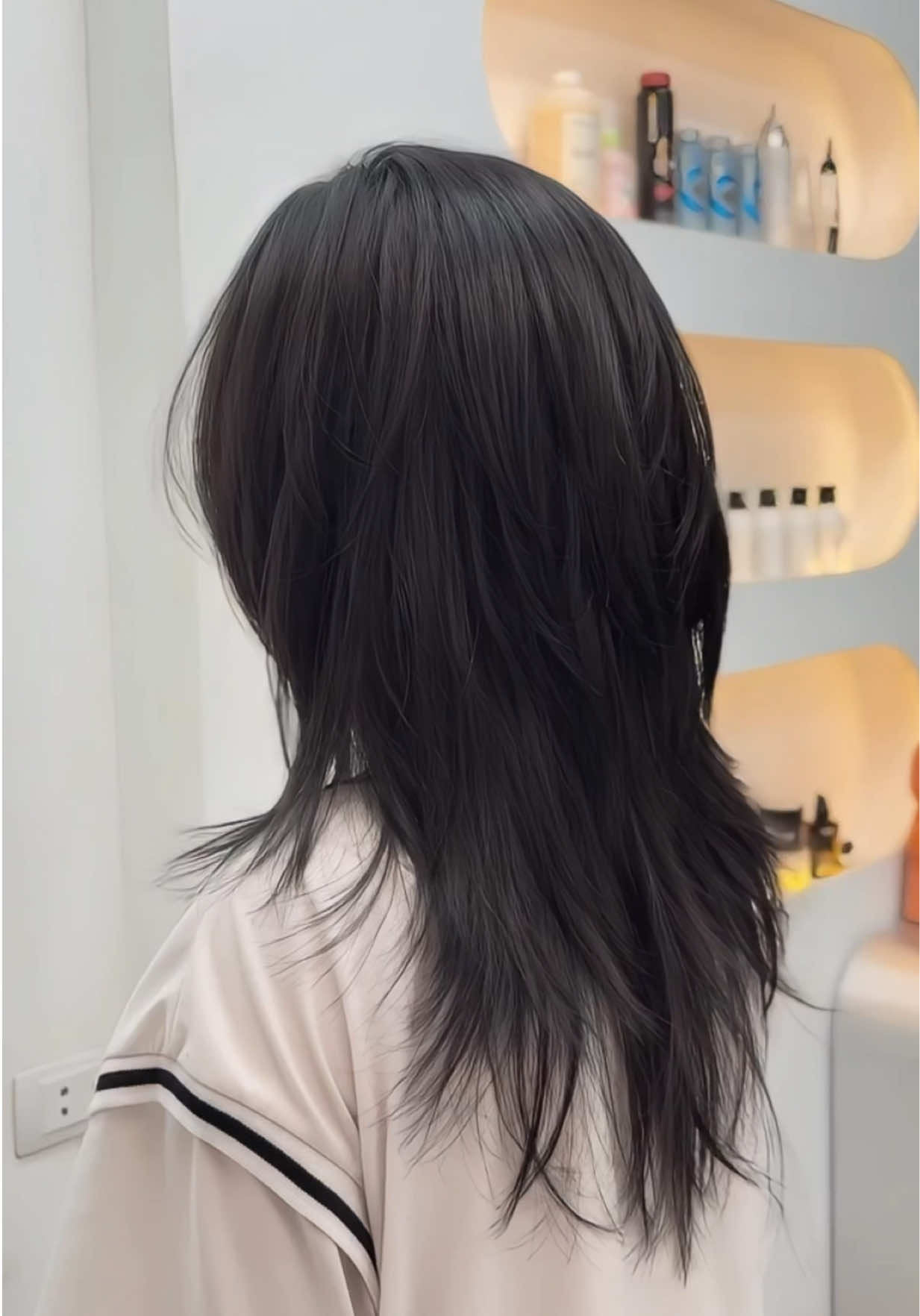 Layer đuôi cá tầng cao #mulletlayer #layerduoica #tocduoica #layertangcao #hushcut 