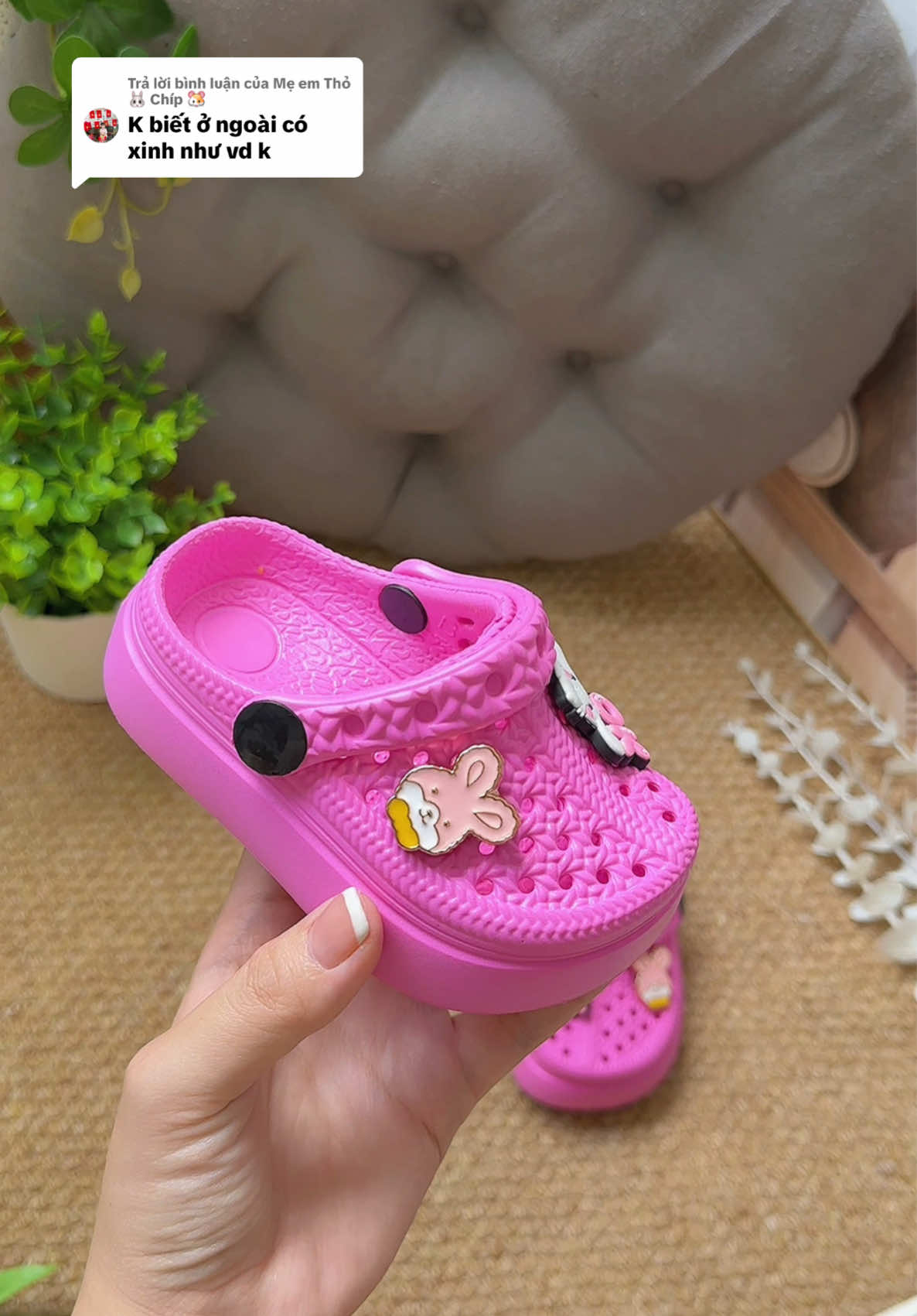 Trả lời @Mẹ em Thỏ 🐰 Chíp 🐹 video shop tự quay chị yên tâm nha, xinh như video ạ #depsuc #depchobe #xuhuong #tiemgiaycuanang 