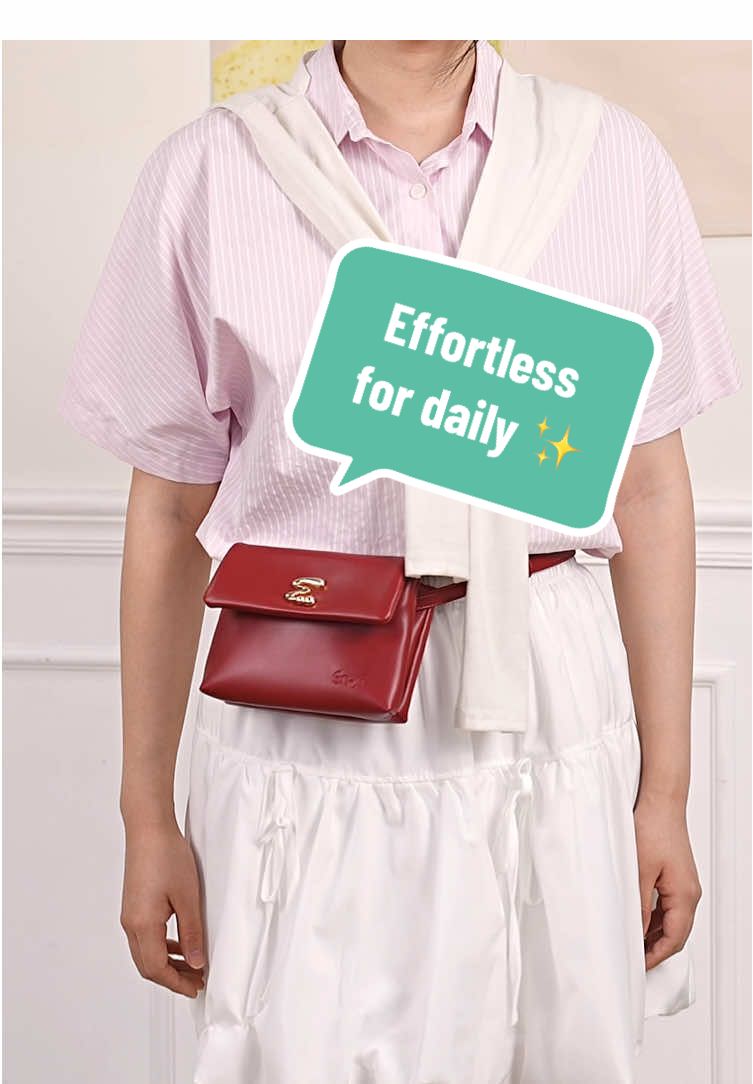 Go anywhere playful with NEW ARRIVALS Dorami Slingbag! It’s super cute with classy gold touches, all your mini essentials fit perfectly in its compartments, wear it sling or waist and let your style shine anywhere! Available color : Cherryred, Thruffle, Cream, Black  #Enjiid #BanggaPakeEnji #Slingbag #TasWanita