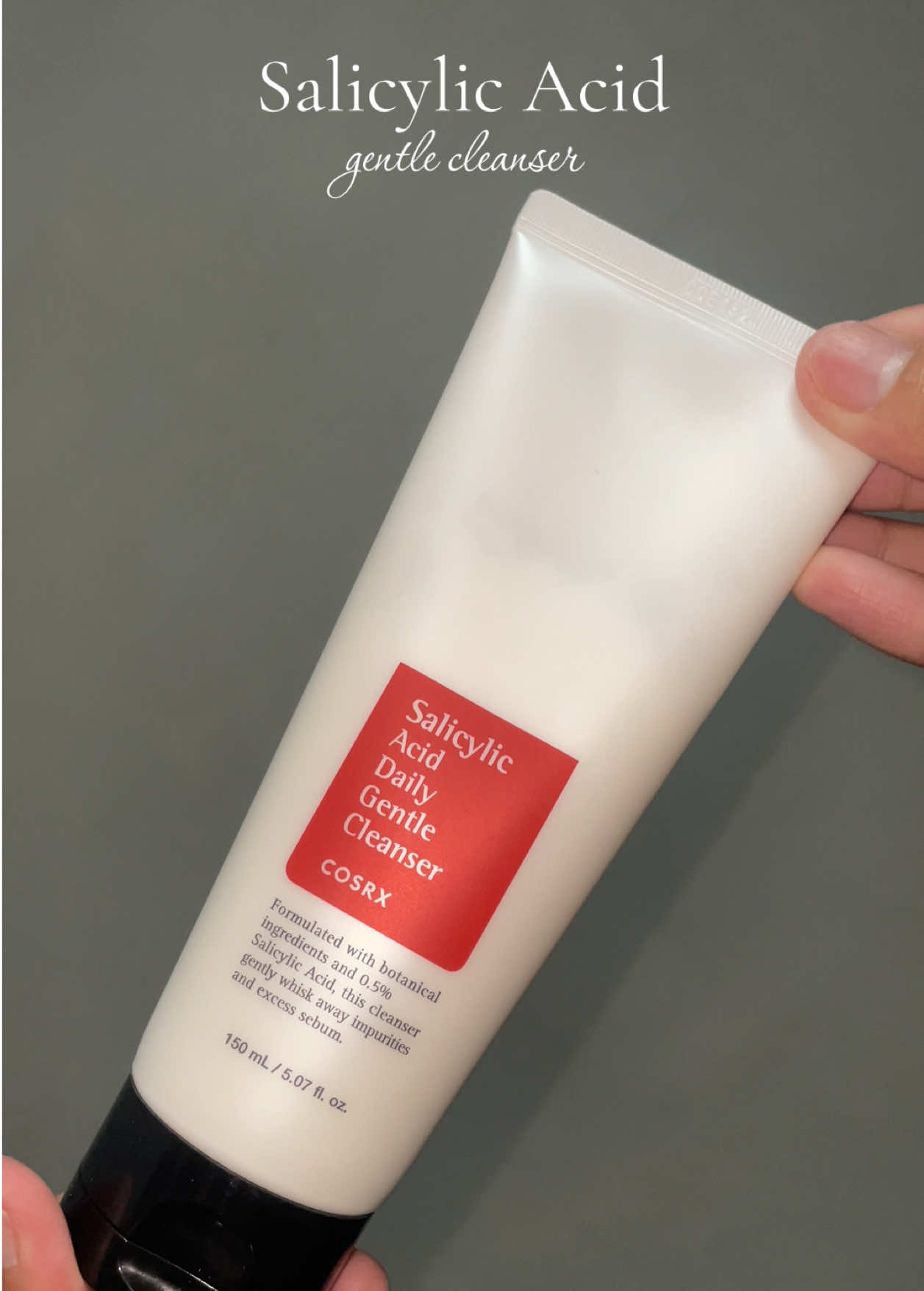 SALICYLIC DAILY GENTLE CLEANSER💫 #cosrx #salicylicacid #cleanser #fyp 