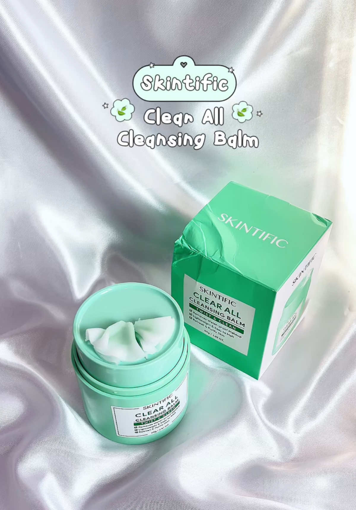 Unboxing | SKINTIFIC Clear All Cleansing Balm ꒰ บาล์มทูโทน ꒱ 🛀🫧 @SkintificTH #skintific #skintificth #skintificcleansingbalm #คลีนซิ่งบาล์ม #รีวิวบิวตี้ 