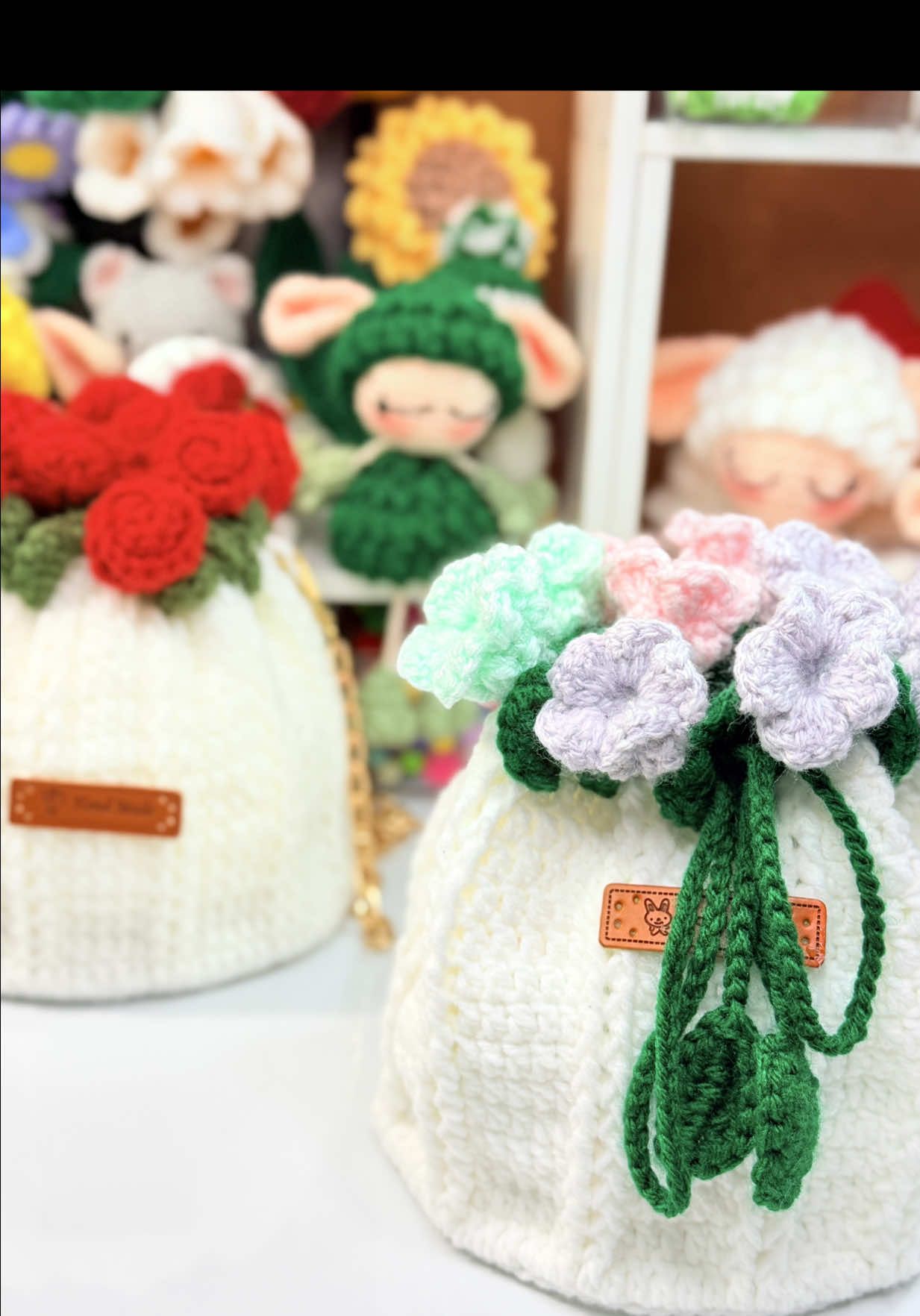 Crochet Flowers That Never Fade Turned Into a Bag!(1) #gardening #corchet #howtocrochet #crochetbag #TikTokLearningCampaign 