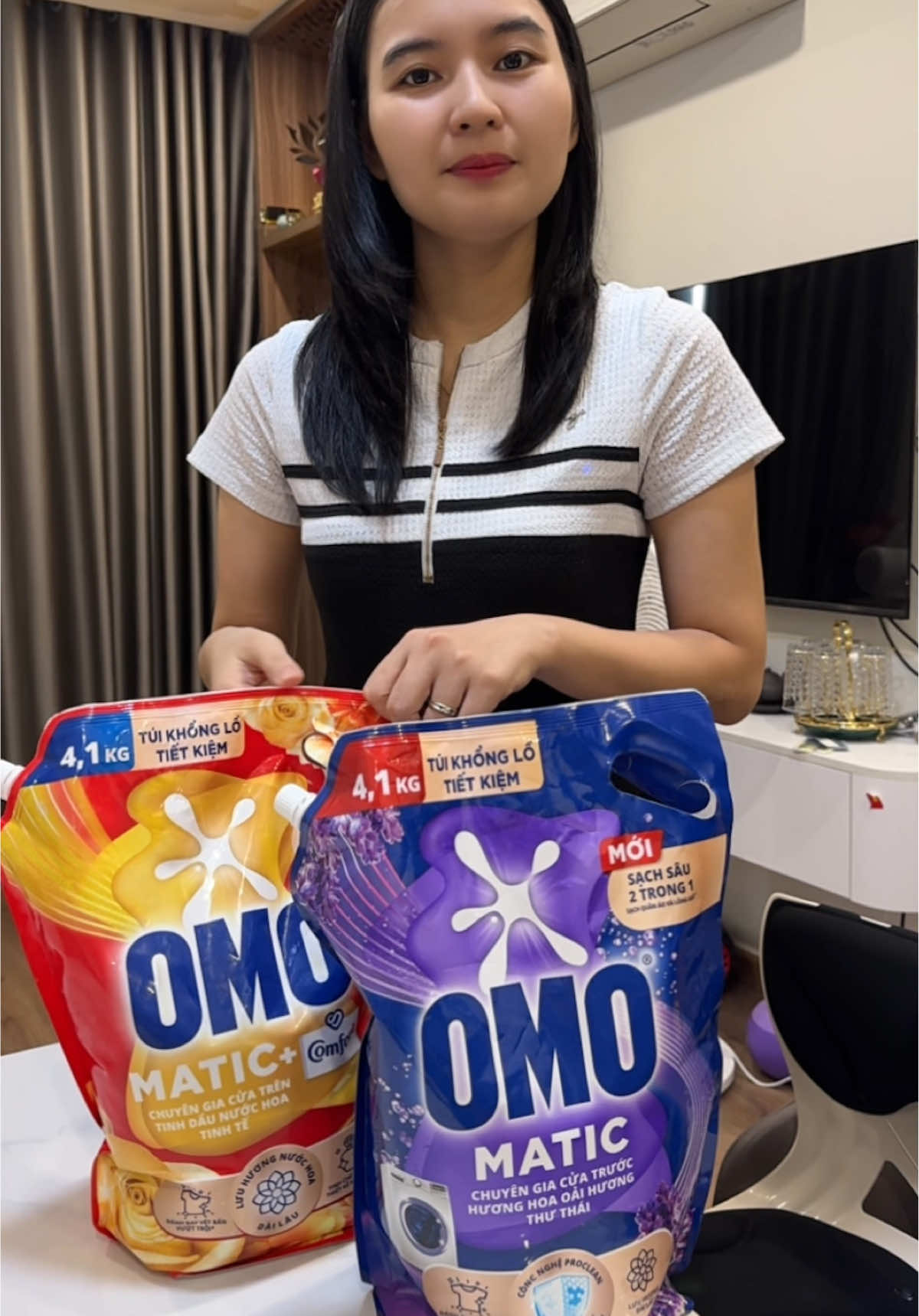 Combo 2 túi nước giặt OMO#nuocgiat #omo #nuocgiatomo #xh 