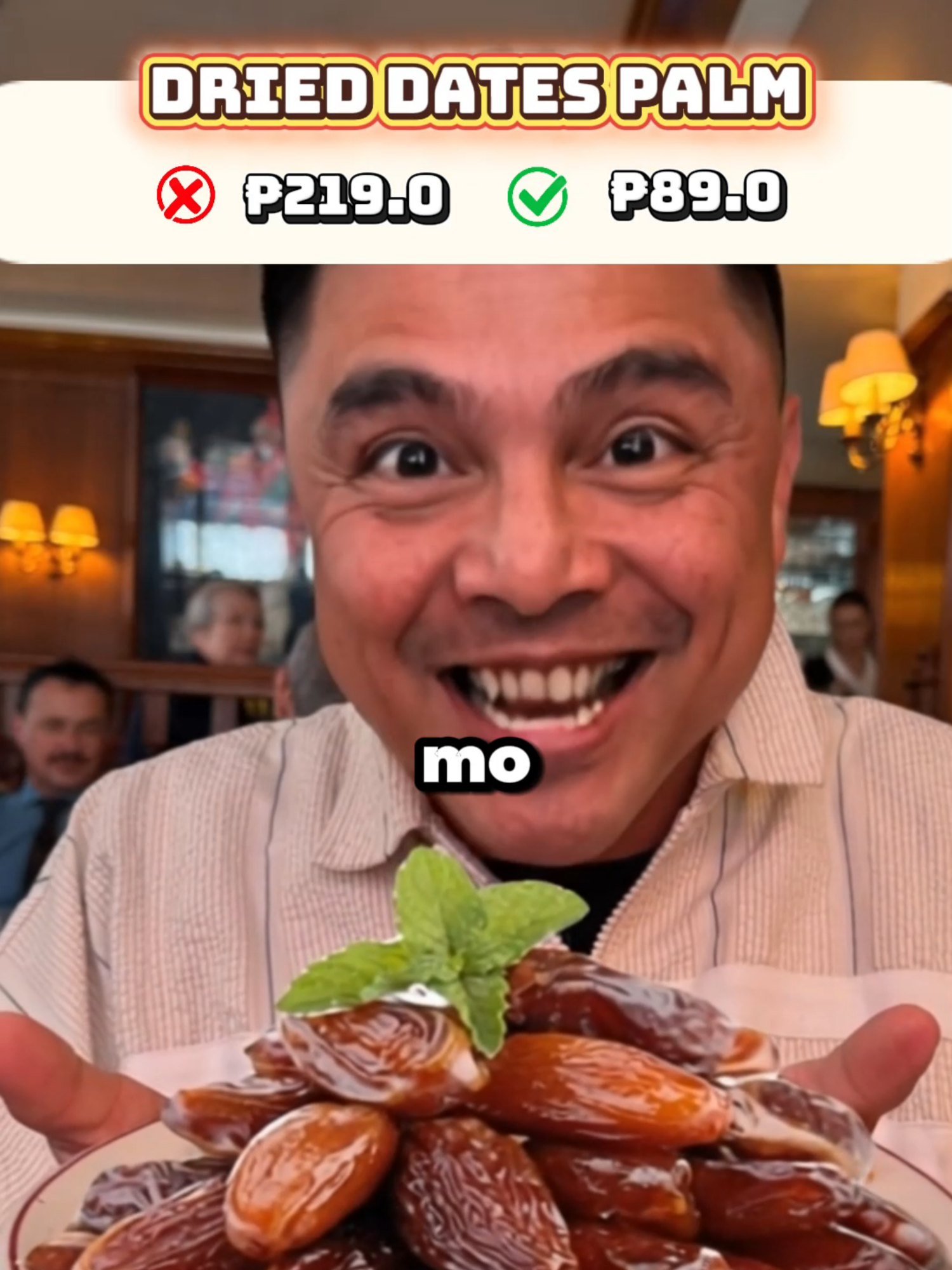 Alam mo ba, dati itong snack na ‘luxury’ lang ng mga rich sa Dubai. Akala mo mahal, pero ngayon may super deal - ₱89 lang isang bag, buy 1 get 1 pa! Ang pinaka gusto ko dito? Natural ang tamis, soft na parang caramel, pero walang added sugar, walang oil, at zero preservatives. Masarap kainin, light sa tummy, at may fiber at minerals pa para buong araw energized ka. #datespalm #3ffooddrieddatespalm #3ffood #snack #driedfruitsnacks #dubaidates #datesfarm🌴🌴 #SnackTime #fypphilippines #premiumdubaidates #driedfuits