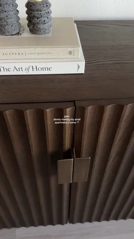 I am obsessed 🤎 @Castlery US #castlery #apartmentdecor #sideboard #organicmodern #tvstand 