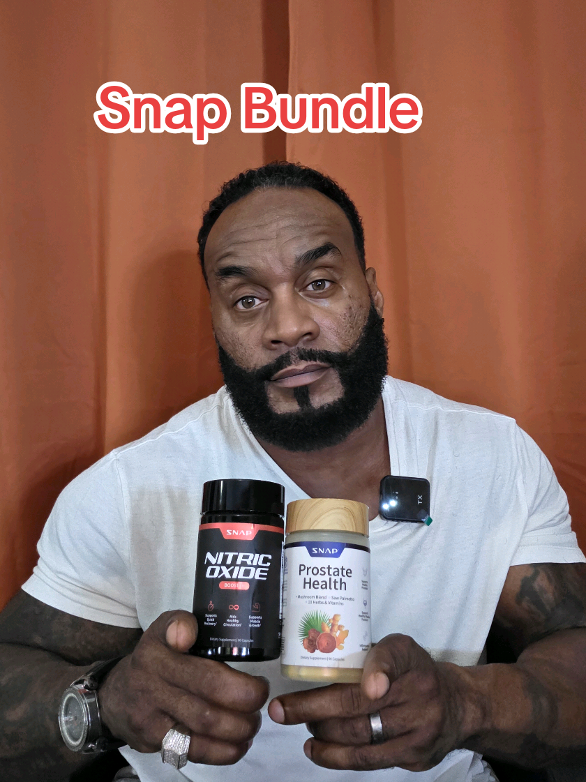 If you were born in the 1900s, you’ve probably noticed your energy, circulation, and bathroom habits changing. That’s not just age — that’s nitric oxide levels dropping and prostate pressure building up. The Snap Nitric Oxide + Prostate Health bundle supports healthy blood flow and prostate comfort so you can get back to living. Check out the orange shopping cart and see why it’s been the #1 men’s health seller 14 months straight. #MensHealth #ProstateHealth #CirculationSupport #Over35Men 