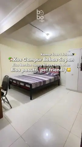 kos campur bebas sopan yh bisa ber 2-3 tanpa biaya tambahaann👌🏻 cp dan alamat ada di caption reels igeh yaah #babookos #kossurabaya 