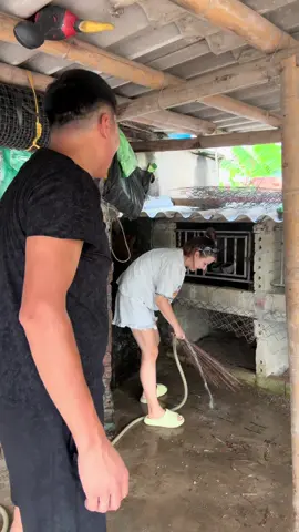 Hoa hậu thì không rửa chuồng gà nha 😂#elizabethvn 