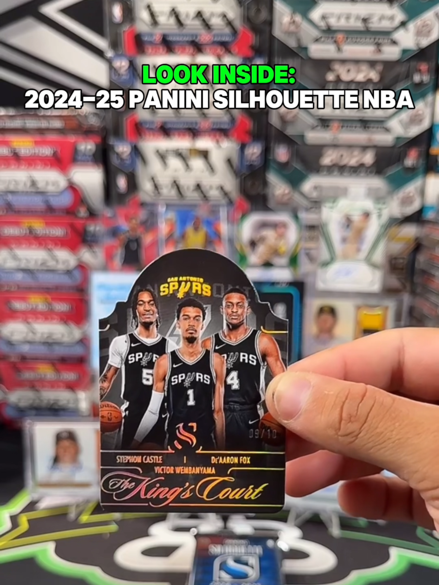 look inside: 2024-25 Panini Silhouette NBA #fyp #paniniamerica #nba