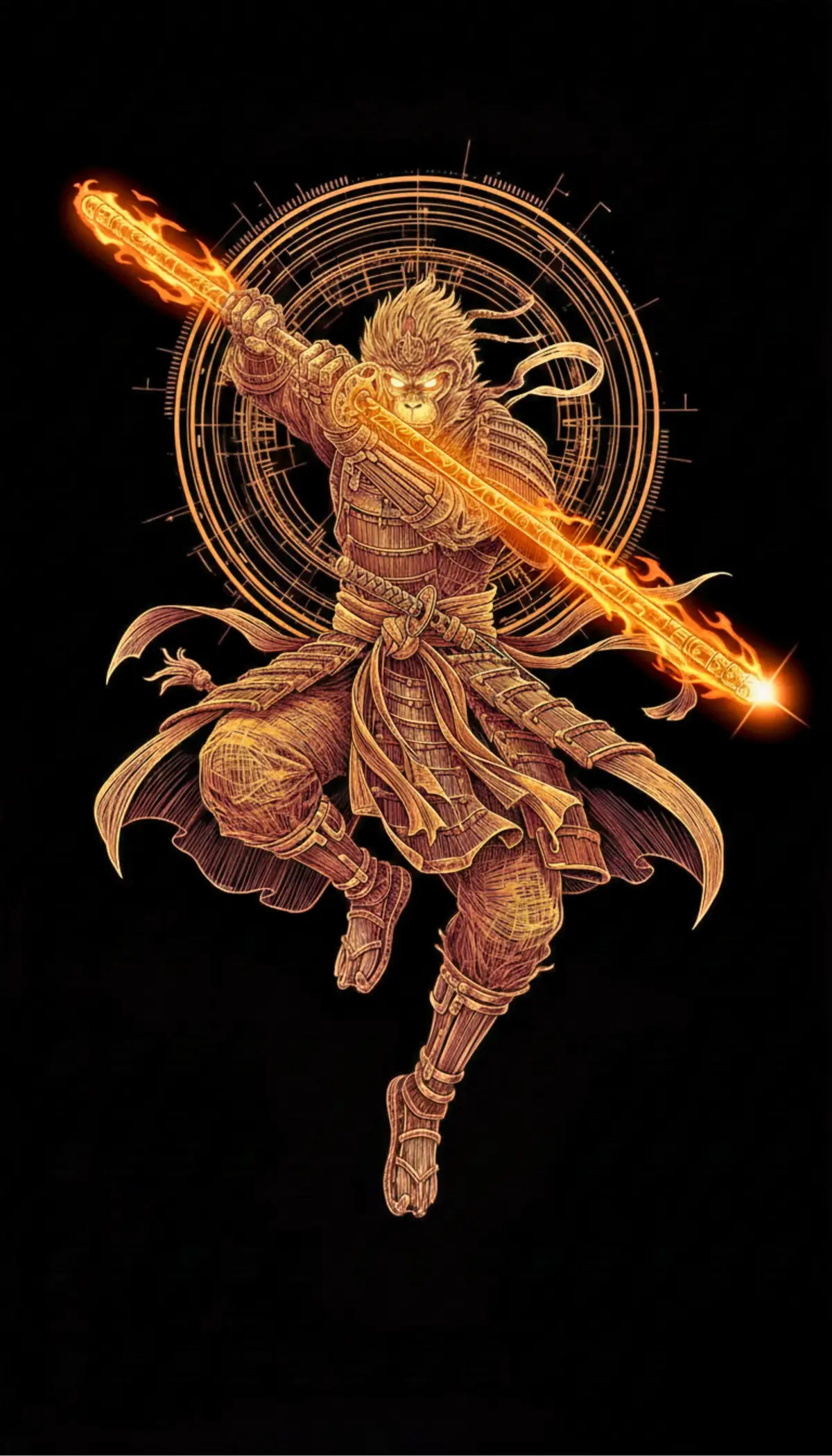 Đấu chiến thắng phật công nghệ #xuhuong #hinhen #hinhnen4k #wallpaper #wukong 