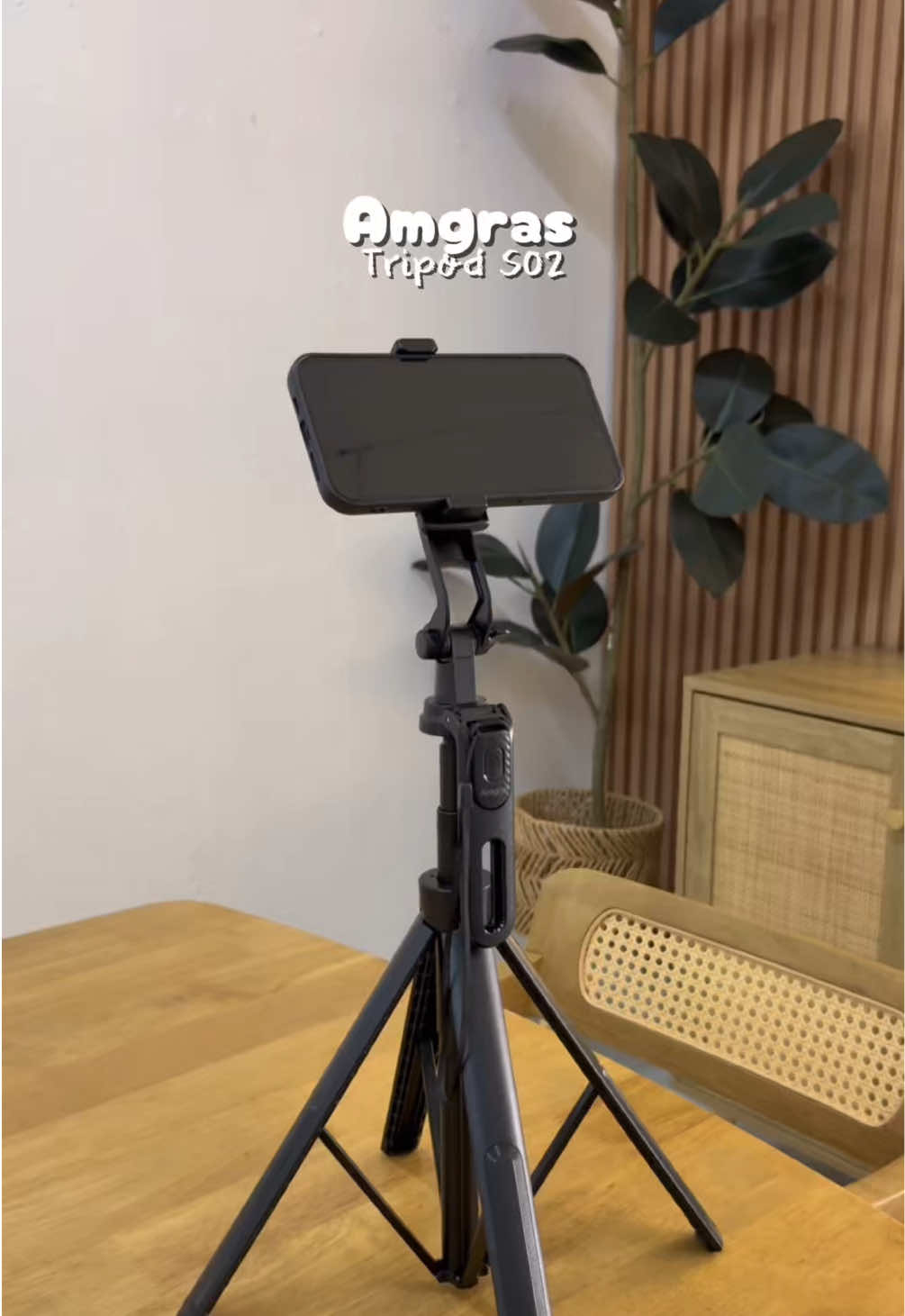 Tripod @Amgras Malaysia yang ni seriuss smart yaa, boleh rotate 360 with handle, nak bawa travel pun onzz 😍 #amgras #amgrastripod #tripod #tripod36Orotation #tripodmurah