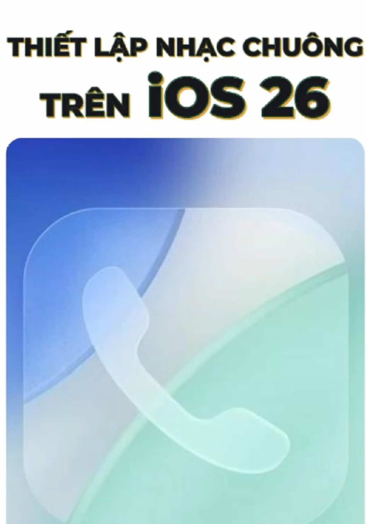 Làm sao để cài nhạc chuông trên iOS 26? #topzone #viral #ios26 #ios26update #iphonetricks 