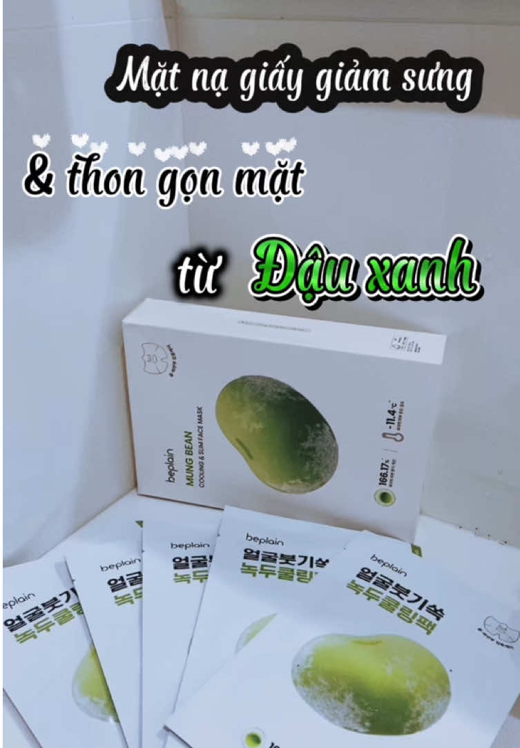 Ê nha tui mới phát hiện em mặt nạ siêu hót của nhà Beplain luôn. Vừa mặt nạ cấp ẩm, cải thiện lỗ chân lông vừa làm thon gọn mặt, giảm sưng. Quá hời cho 1 em mặt nạ giấy luôn #xuhuong #dukemni #matna #beplain #skincare 