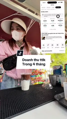 Chia sẻ doanh thu ttlk của mình trong 4 tháng qua. Phương cảm ơn sự yêu thương của mọi người dành cho Phương ❤️ #congthucphache #nguyenlieuphache #dungcuphache 