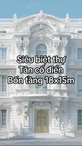 Siêu biệt thự tân cổ bốn tầng Thiết kế thi công trọn gói Huy Tran #thietkethicongtrongoi #huytrandesign #bietthutancodien #biethutancodiendep #tancodien 