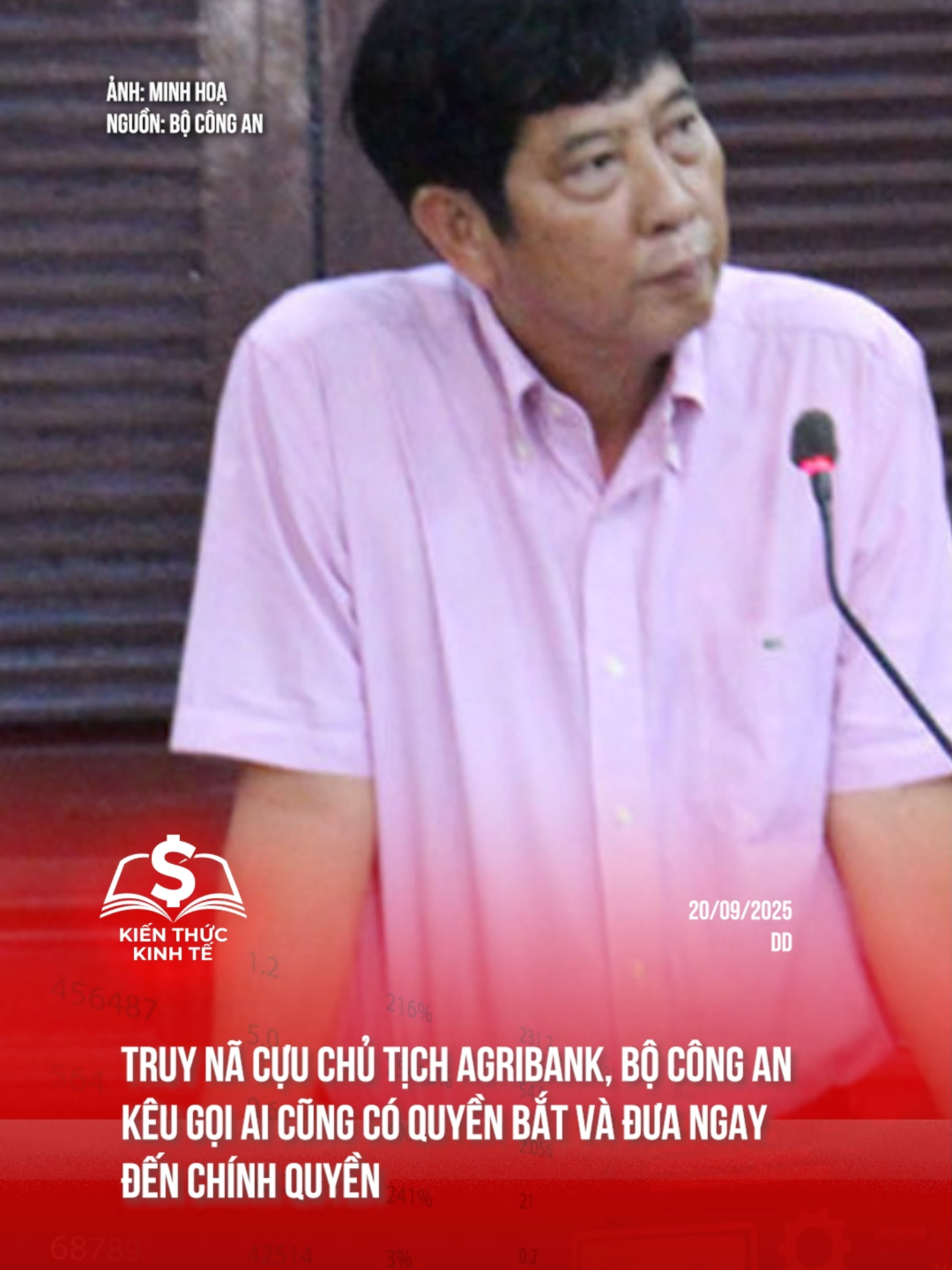 Truy nã cựu chủ tịch Agribank, Bộ Công an kêu gọi ai cũng có quyền bắt và đưa ngay đến chính quyền #kienthuckinhte28 #tiktoknews #taichinhkinhte #agribank #truyna