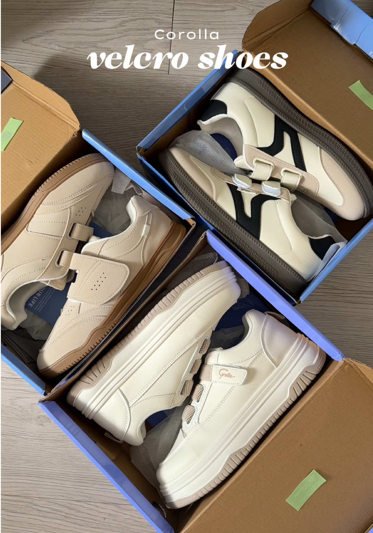 velcro shoes >> para di hassle pero komportable sa paa & mura lang goods na goods na yung quality 🙌🏼🥹 #corollashoes #corollaph #everydayshoes #nonslipshoes #casualshoes 