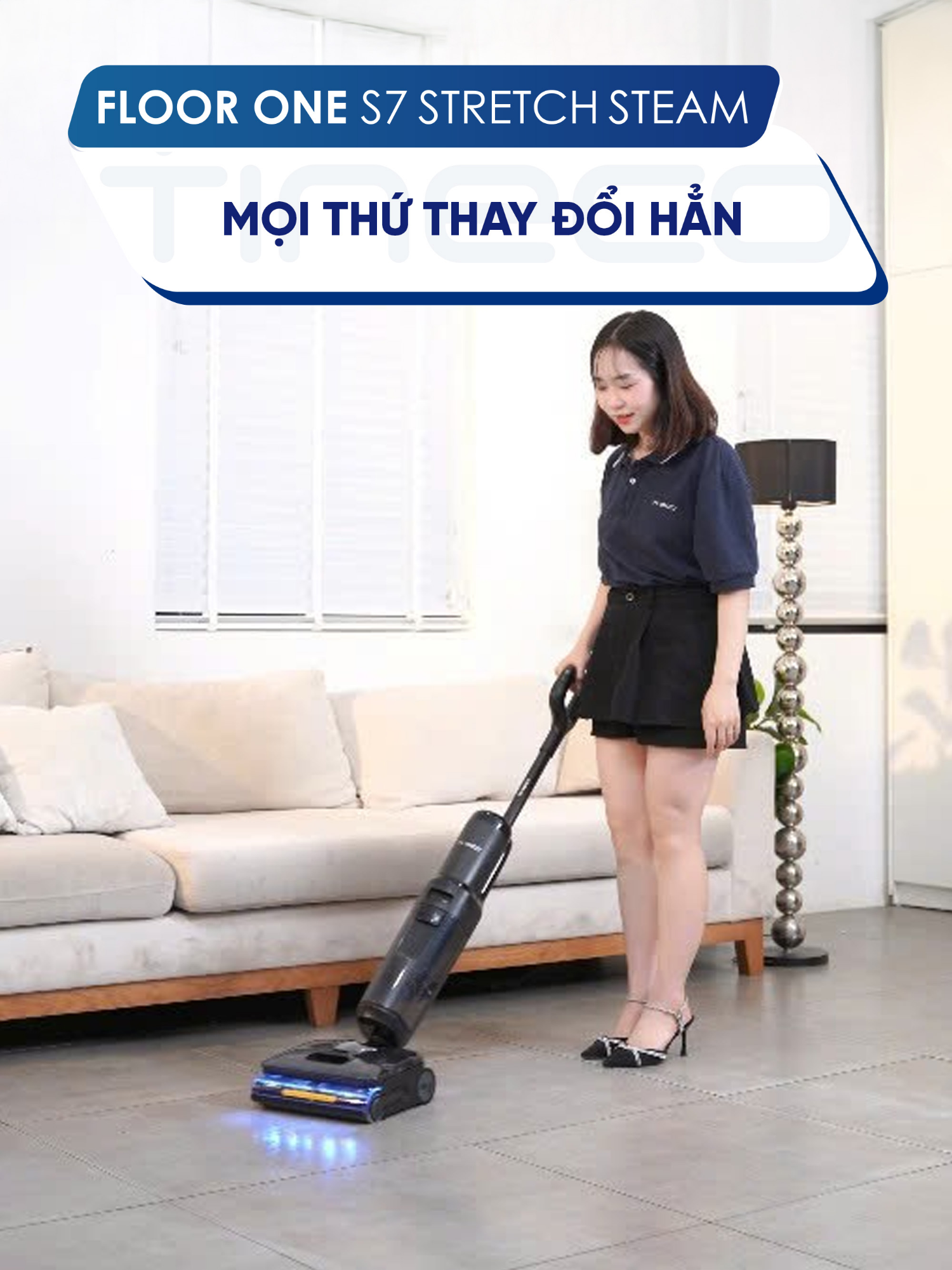 Mọi thứ thay đổi hẳn kể từ khi cả gia đình tôi có máy hút bụi lau sàn Tineco Floor One S7 Stretch Steam #tinecovietnam #hoplongecommerce #gigavn #mayhutbuitineco #s7stretchsteam #TinecoS7StretchSteam