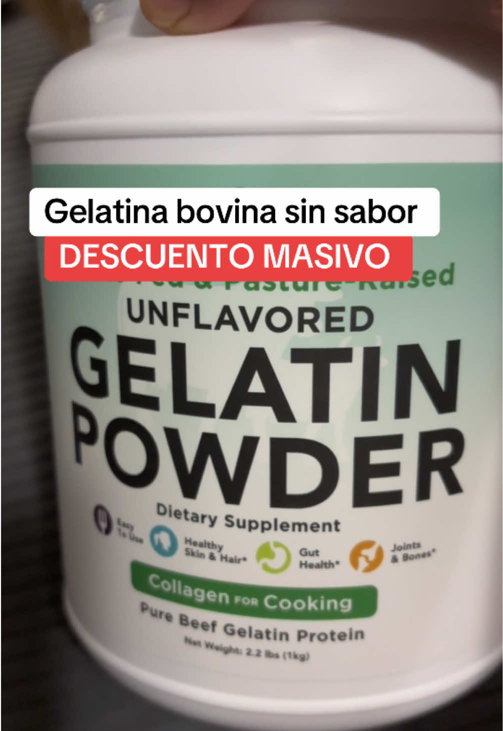 AMANDEAN Grass-Fed Gelatin Powder,Gelatina sin sabor, Mujer 34 + *DISCLAIMER* Precio mostrado es el vigente al momento de la grabación y pueden cambiar.Las Promociones pueden tener restricciónes o disponibilidad limitada  #tiktokshopcreatorpicks #tiktokshopblackfriday #tiktokshopcybermonday #superclubday #viralontiktokshop  #gelatinpowder #gelatin #colagenopuro #gelatinasinsabor #gelatinasinsabormariadiam #dolorenarticulaciones #enviogratis #tiktokshopusa #lineasdeexpresion #mujer 