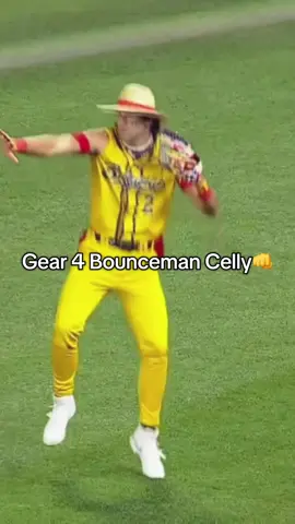 Gear 4 Bounceman Celly👊 #onepiece #gear4 #baseball #fyp #celebration 