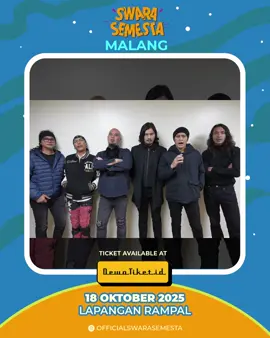 Dewa 19 udah kasih salam nih buat warga Malang dan sekitarnya! Apakah kalian siap nyanyi bareng lagu-lagu legendaris di Swara Semesta? 🎤🔥 Panggung Swara Semesta siap jadi sejarah di Malang Jangan sampai kamu cuma jadi penonton di layar, harus hadir langsung! ✨ Tiket tersedia di @dewatiket.id #konsermalang #malang #konserindonesia  #swarasemesta2025 #malangmbois   