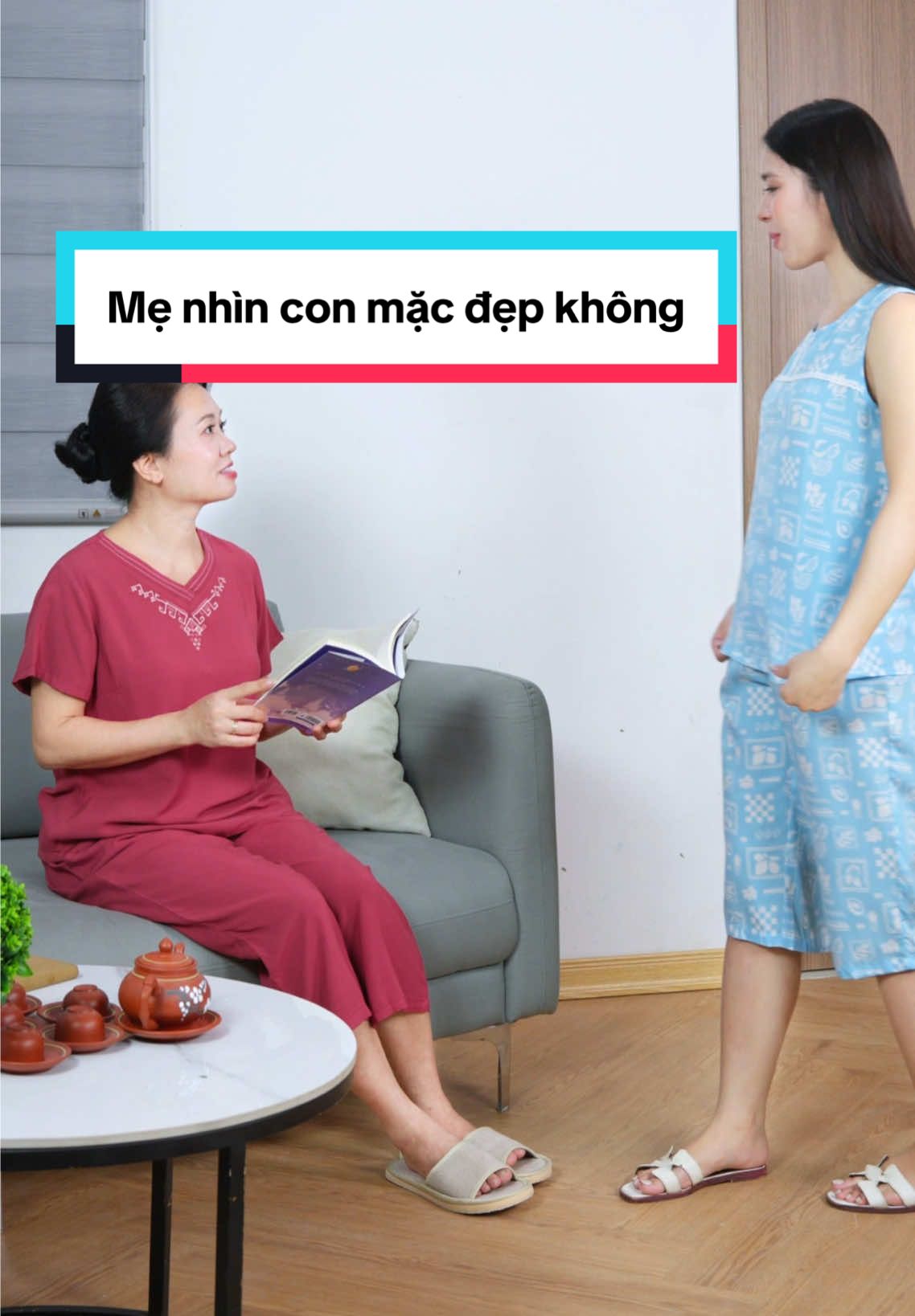 Mẹ mà ưng thì khỏi phải bàn rồi 😝 #thoitrangmacnha #quanaotrungnien #aovailanh #thoitrangvietthang #thoitrangnu