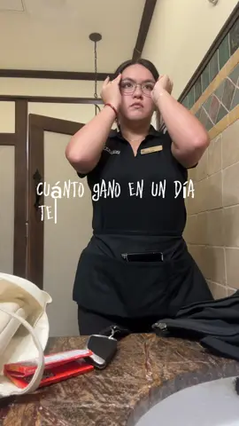 Cuánto gano en un día viviendo en Estados Unidos 🇺🇸🇨🇱 #fypシ #chile🇨🇱 #mesera #server