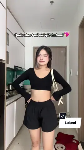Quần short nữ phồng Lulumi basic nè #linhlipreview #lulumi #quanshort 