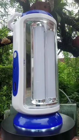 Đèn tích điện 360 độ ánh sáng.Tích điện 100w kết hợp đèn pha siêu sáng kèm sẵn dây sạc pin #Hằngduytrang #đèntíchđiện @Điện Nước Bình Mình @Tien Linh Tiller 