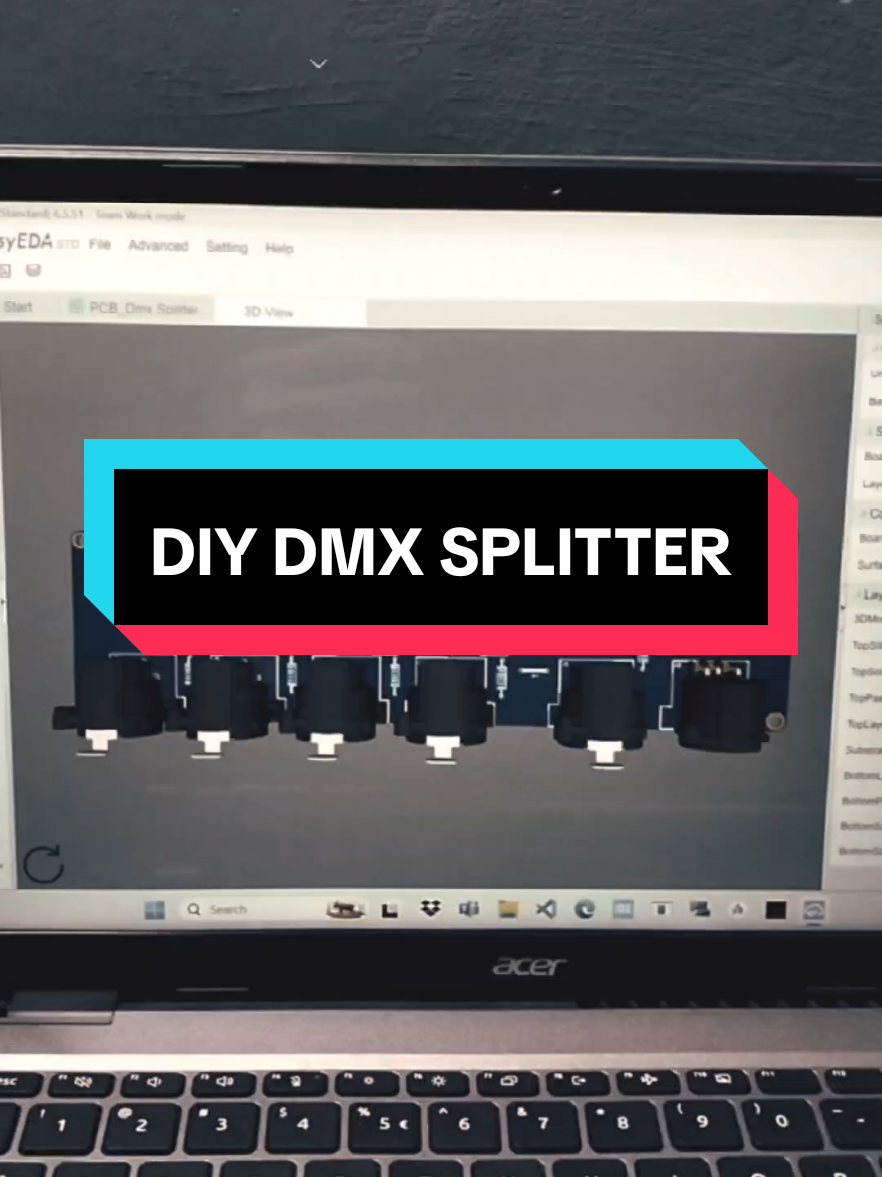 Custom Pcb Dmx Splitter#CapCut 