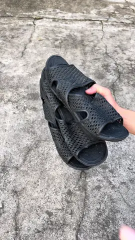 Dép Tổ Ong Đen Đế Bằng Đi Trong Nhà, nhà tắm, Văn phòng, Đi ngoài trời chống trơn trượt Slippee nam nữ 88300 ##deptoong