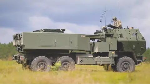 M142-Himars #military #xuhuongtiktok #dammequansu #quandoithegioi #fakegun⚠️fakegun⚠️ 🔥🔥🔥