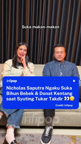 Marsha Timothy mengungkap sisi unik Nicholas Saputra selama syuting Tukar Takdir. Demi perannya, Nicholas perlu menaikkan berat badan sehingga rajin memesan makanan. Dari sekian banyak menu, dua favoritnya adalah bihun bebek dan roti kentang😅 Siapa yang makanannya sama kayak Nicholas Saputra?🙋🏻‍♀️ #fyp #nicholassaputra #marshatimothy #tukartakdir #viral 