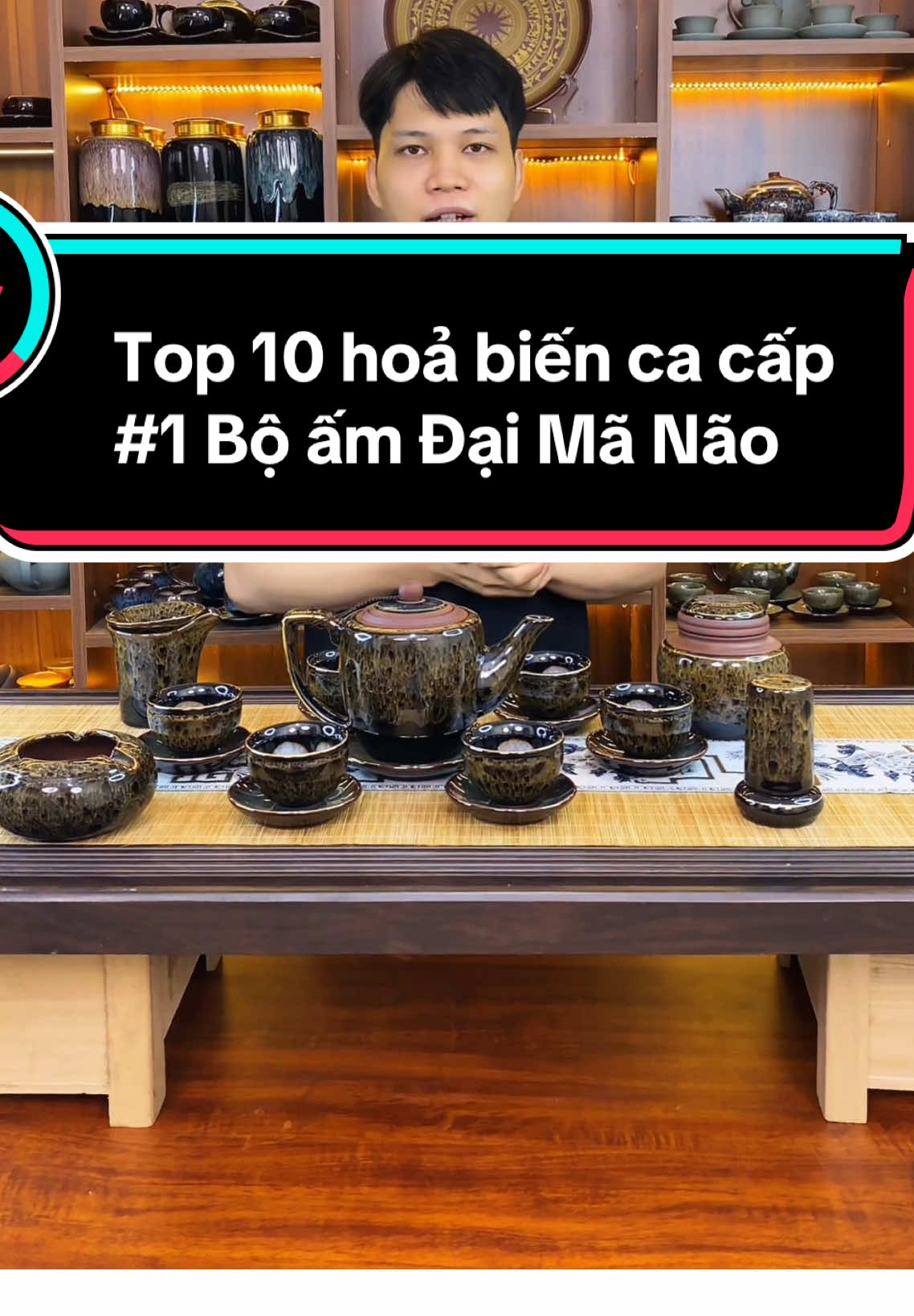 10 bộ ấm chén men hỏ biến cao cấp Bát Tràng của các nghệ nhân hàng đầu #hangviet #gomvietchannel #fyp #xuhuong #BatTrang 