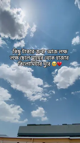 কিছু টাকার জন্য  আজ লক্ষ লক্ষ ছেলে মায়ের থেকে হাজার কিলোমিটার দুরে 🥹 #fyp #foryou #saudiarabia🇸🇦 #bangladesh🇧🇩 #sylheti_fua 