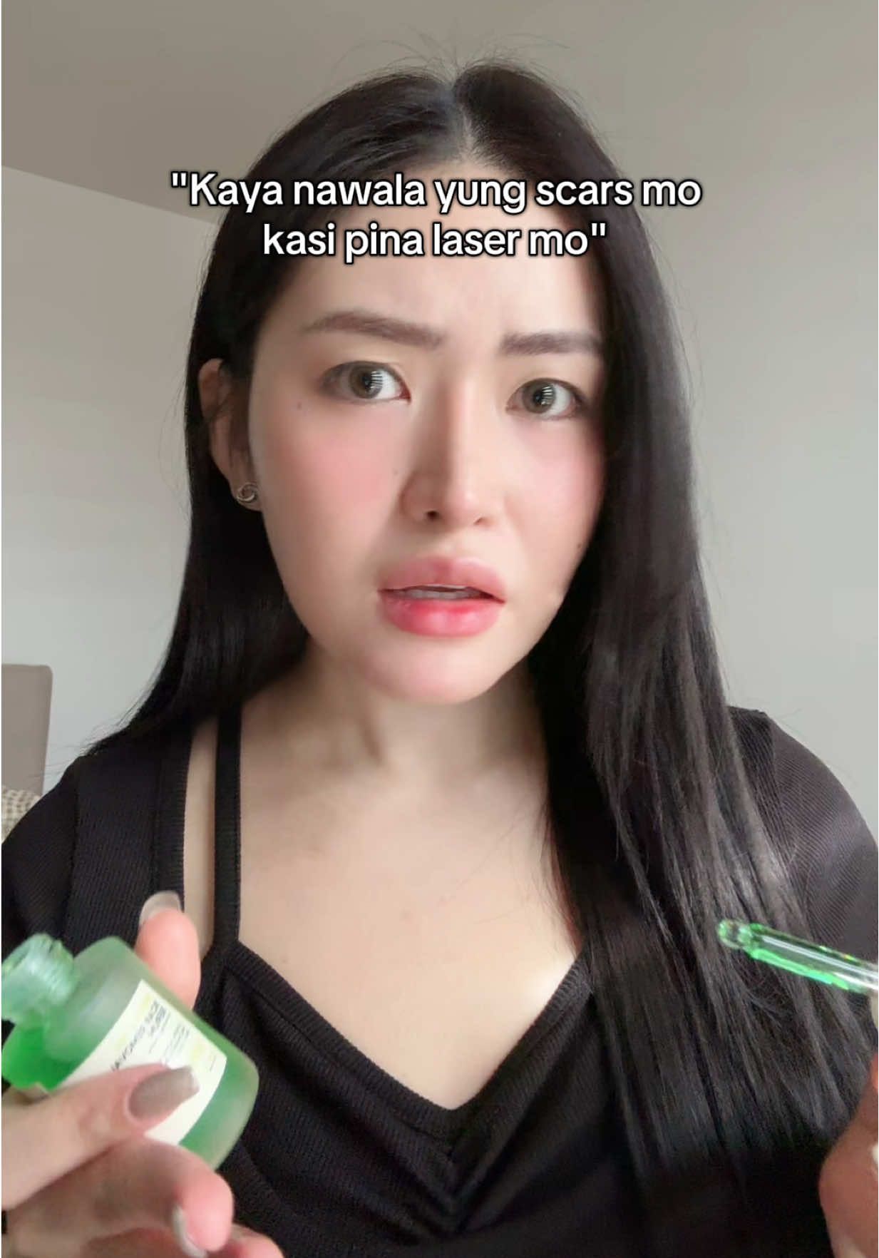 Kuripot ako para gumastos sa laser at tamad para magpunta sa clinic 🤣 Alam ng followers ko yan na scar removal serum lang talaga gamit ko ☺️ #cattandco #scars #peklat #scarremovalserum #scarremover 