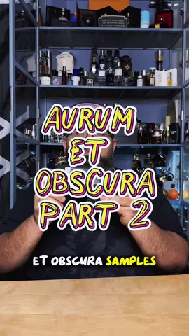 Part 2 of my @Aurum et Obscura samples.  These are my favorites that I felt were more than just wearable art.  Exceptional perfumes!  #perfumereview #samples 