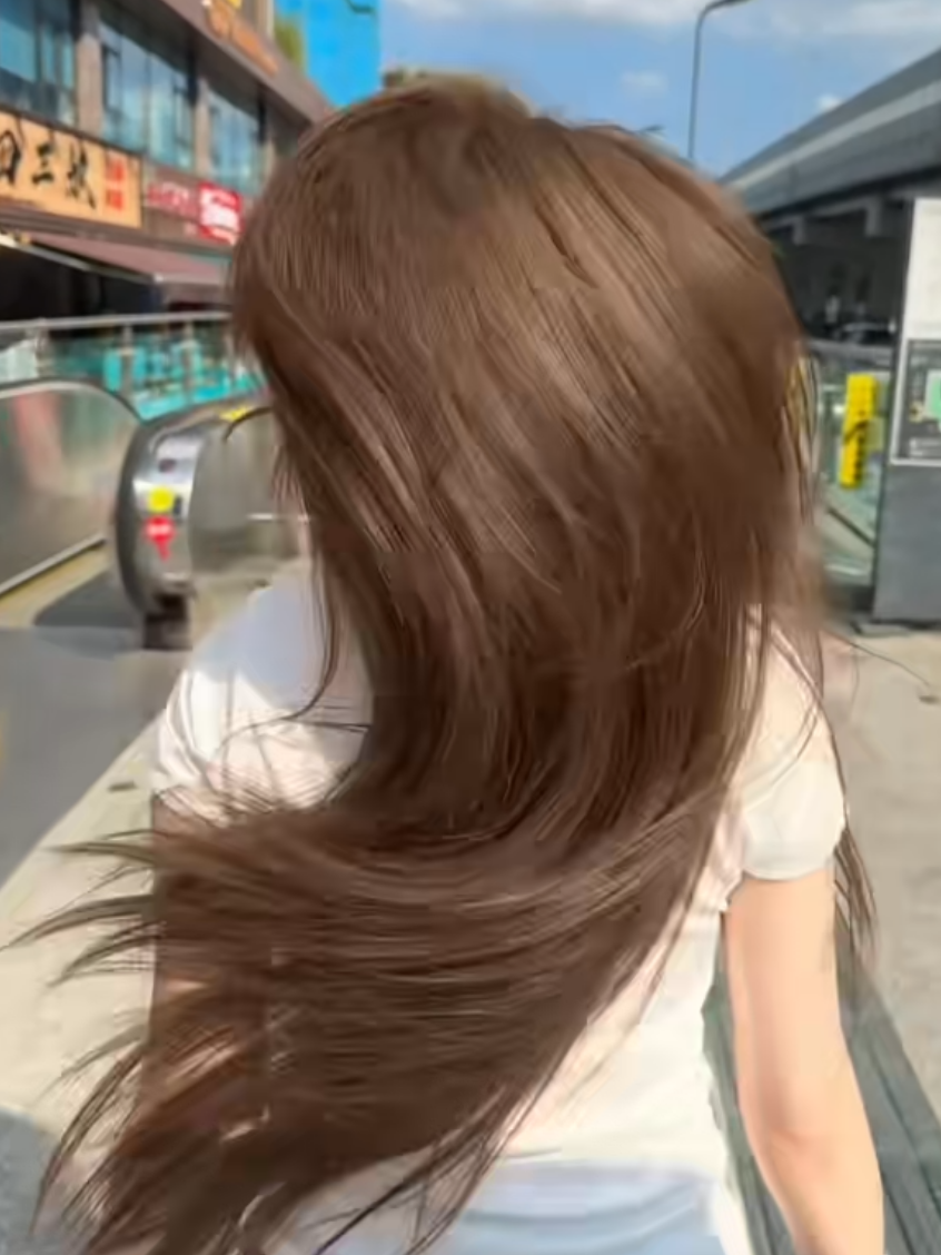 Coklat hazelnut tanpa bleaching#stylefithaircolor #catrambutkorea #haircoloring #fyp#ashbrown 