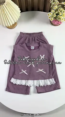 Rekomendasi setelan anak lucu 🫶😍 bahan adem knit coduray 💕 jangan lupa join live setiap hari ❗️❗️❗️ #fashionanak #rekomendasi #setelanterbaru #outfitanak #setelananakperempuan 