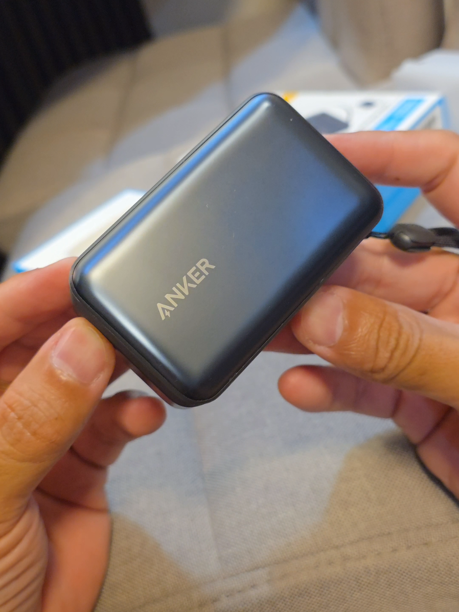 Premium Sleek portable 45w powerbank from a reliable brand with InstaCord and built monitoring display.. Pull, Adjust, and Charge! #Anker #ankernano #powerbank #charger #newmodel 