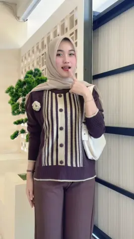 aihhh cakep bgtt coklat sii#coklat #rajutpremium #choco #sweaterrajut 