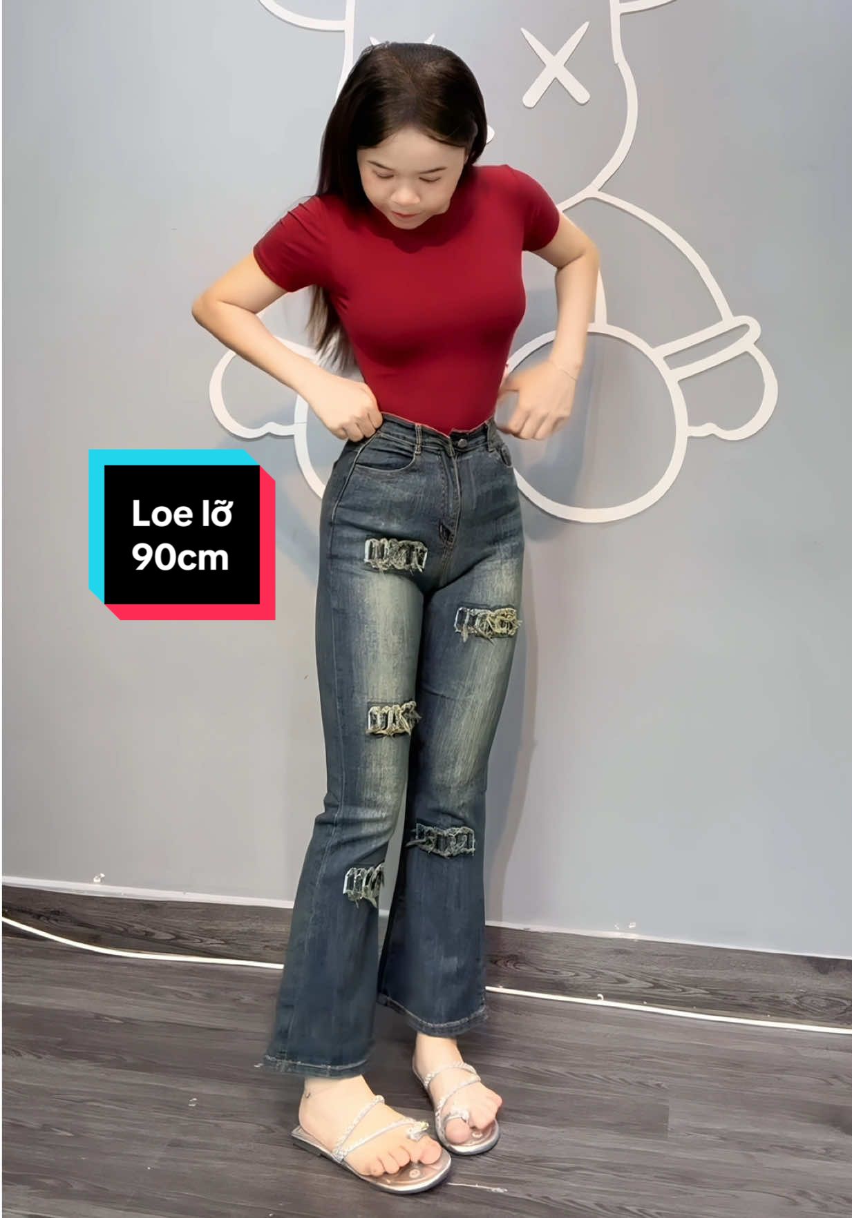 Thêu chữ xù gu c iu nào đây 😘#xuhuong #jeans #xh #viral #jeanloe 