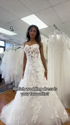 Can you decide? #weddingdresstryon #yestothedress #pickurfav #weddingdressshopping #weddingdress 
