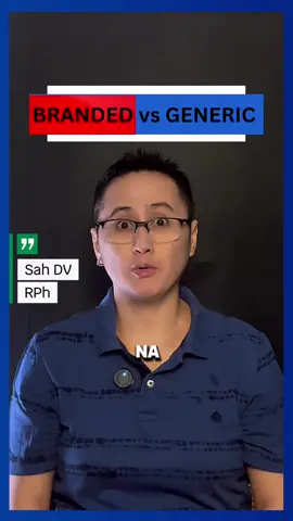 Generic vs Branded: Pareho Lang Ba o May Laban ang Mahal? #GenericVsBranded #SameEffectMasTipid #SmartPiliSaGamot 