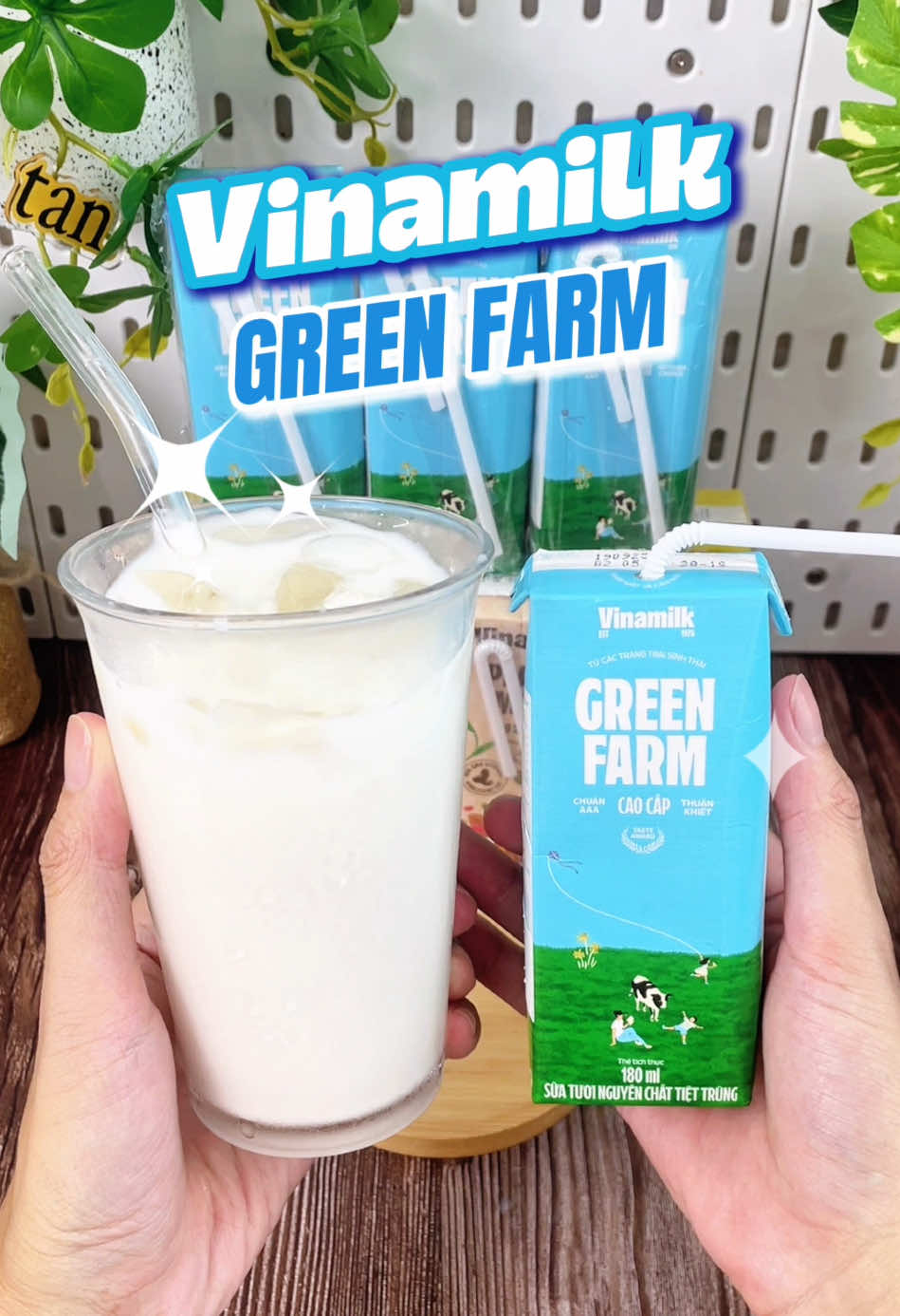 Sữa tươi tiệt trùng không đường Vinamilk Green Farm đạt tiêu chuẩn Clean Label  bạn đã thử chưa 🥛🥛🥛 #Vinamilk #vinamilkgreenfarm #greenfarm #suatuoivinamilk #suavinamilk 