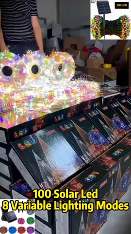 LED Christmas lights! 🌟 Perfect for indoor & outdoor vibes, no plug needed—just pure festive glow! #ChristmasLights #SolarLED #HolidayVibes #HomeDecorPH #XmasSale 