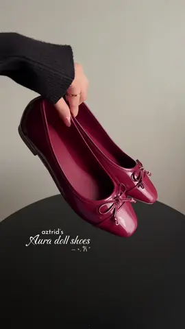 ughh so pretty 😩♥️✨ #dollshoes #redshoes #flatshoes #shoesforwomen #aesthetic 
