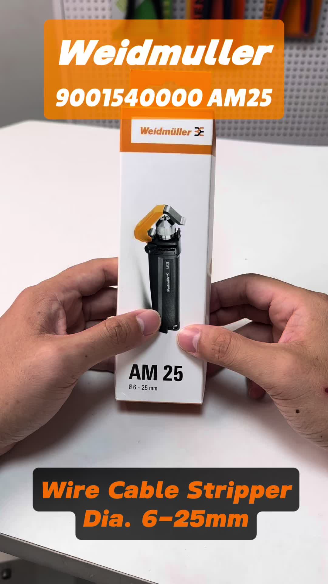 Weidmuller AM25 Wire Cable Stripper for Dia 6-25mm with Adjustable Depth Knob for Precise Cable Management #trimmer #multitool #trimmers #electricaltools #professionaltools #dremel #wirecrimpingtool #cuttingtools #wrenchset #womenselectrictrimmer